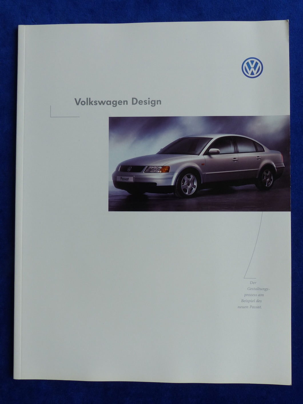 VW Passat Limousine Typ B5 Design & Entwicklung - Prospekt Brochure 1996