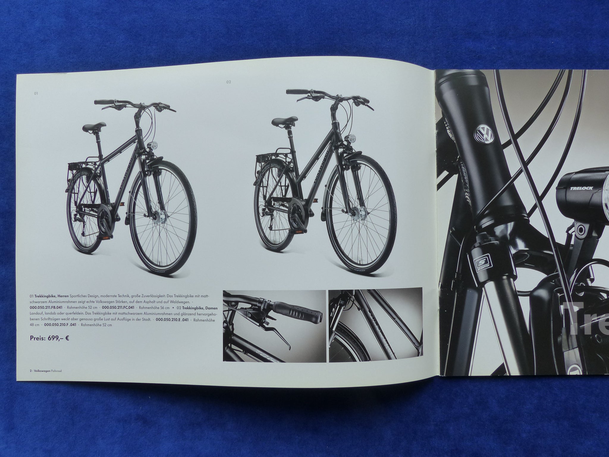 VW Fahrrad Kollektion 2014 Trekking City Mountainbike Prospekt Brochur – car-brochure