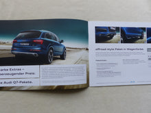 Lade das Bild in den Galerie-Viewer, Audi Q7 Ausstattungspakete MJ 2014 - Prospekt Brochure 04.2014
