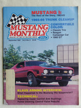 Lade das Bild in den Galerie-Viewer, Mustang Monthly Magazine for 1965-1973 Mustang Owners - US-Magazin Septemb 1983
