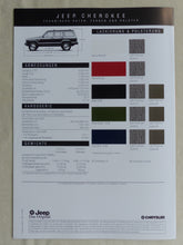 Lade das Bild in den Galerie-Viewer, Jeep Cherokee Limited MJ 1996 - Prospekt Brochure + Daten 11.1995
