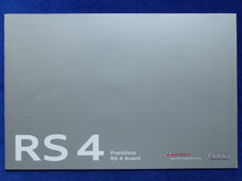 Lade das Bild in den Galerie-Viewer, Audi RS 4 Avant quattro - Preisliste MJ 2013 - Prospekt Brochure 05.2012

