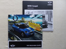 Lade das Bild in den Galerie-Viewer, Mini Coupe Cooper S JCW MJ 2012 - Prospekt Brochure + Preisliste 07.2011
