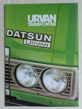 Lade das Bild in den Galerie-Viewer, Datsun Urvan Transporter Kombi Kastenwagen MJ 1982 - Prospekt Brochure 09.1981
