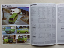 Lade das Bild in den Galerie-Viewer, Datsun Urvan Transporter Kombi Kastenwagen MJ 1982 - Prospekt Brochure 09.1981
