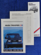 Lade das Bild in den Galerie-Viewer, Isuzu Trooper 4x4 UBS 17 UBS 55 MJ 1989 - Prospekt + Daten + Preisliste 03.1989

