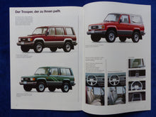 Lade das Bild in den Galerie-Viewer, Isuzu Trooper 4x4 UBS 17 UBS 55 MJ 1989 - Prospekt + Daten + Preisliste 03.1989
