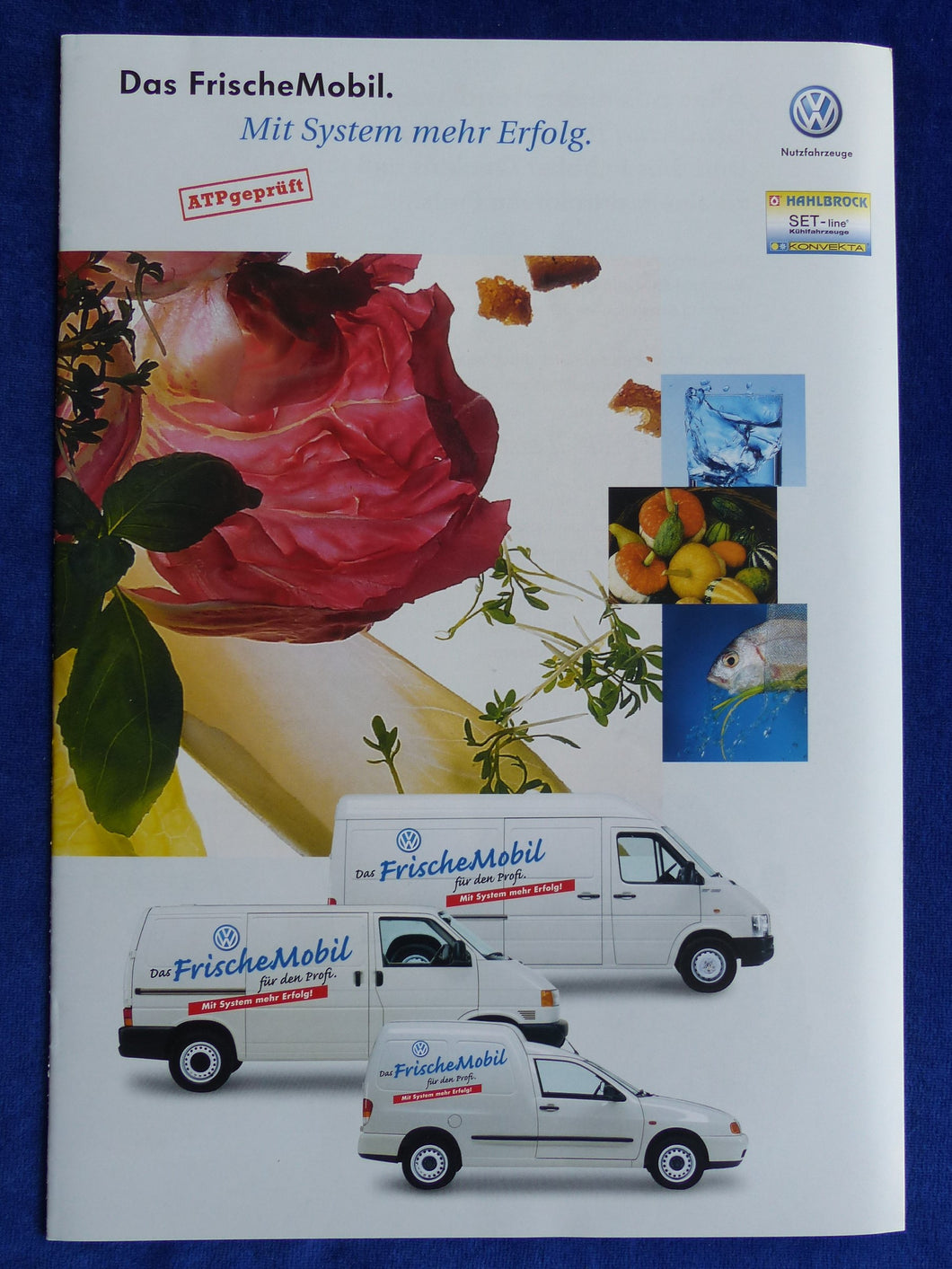 VW FrischeMobil Caddy T4 Transporter LT MJ 2002 - Prospekt Brochure 06.2001
