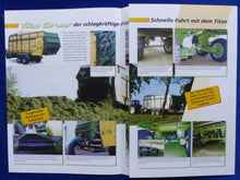 Lade das Bild in den Galerie-Viewer, Krone Titan L GL GD Lade- &amp; Dosierwagen - Prospekt Brochure 10.2001

