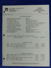 Lade das Bild in den Galerie-Viewer, TCI D4P80 Dynalift 544A - US-Prospekt Brochure + Daten + Preisliste 1981
