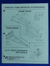Lade das Bild in den Galerie-Viewer, TCI D4P80 Dynalift 544A - US-Prospekt Brochure + Daten + Preisliste 1981
