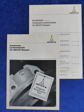 Lade das Bild in den Galerie-Viewer, Deutz Austausch-Laufwerksteile Raupen - Prospekt + Preisliste 06.1968
