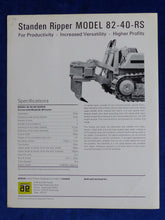 Lade das Bild in den Galerie-Viewer, Ateco Standen Ripper Terex Model 82-40-RS - Prospekt Brochure GB England

