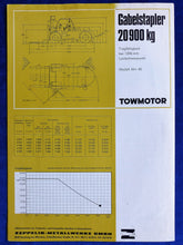 Lade das Bild in den Galerie-Viewer, Caterpillar Gabelstapler AH-46 Schwerlast - Prospekt Brochure 1980
