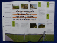 Lade das Bild in den Galerie-Viewer, ReKu-Profil Kunsstoff-Recycling-Zaunpfähle - Prospekt Brochure
