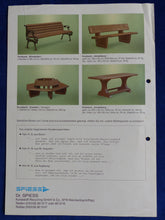 Lade das Bild in den Galerie-Viewer, Spiess Kunststoff-Recycling Bänke &amp; Tische - Prospekt Brochure 80er
