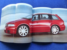 Lade das Bild in den Galerie-Viewer, Audi RS 4 Avant quattro V6 Biturbo Typ B5 - Hardcover Prospekt 02.2000 englisch
