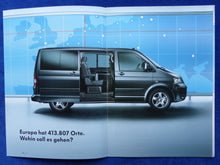Lade das Bild in den Galerie-Viewer, VW Bus T5 Multivan Cruise Sondermodell MJ 2006 - Prospekt Brochure 01.2006
