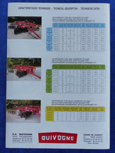 Lade das Bild in den Galerie-Viewer, Quivogne Scheibenegge APX APXE x-förmig - Prospekt Brochure 90er
