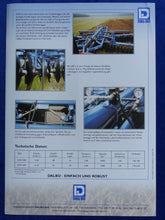 Lade das Bild in den Galerie-Viewer, Dalbo AXH 500 600 Scheibenegge - Prospekt Brochure 01.1998
