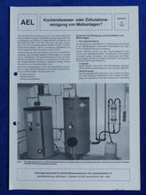Lade das Bild in den Galerie-Viewer, AEL Merkblatt Reinigung von Melkanlagen - Prospekt Brochure 1993
