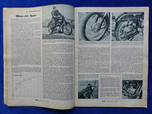 Lade das Bild in den Galerie-Viewer, Das Motorrad Heft 10/1953 - Gilera 125 Sport Grahams Guzzi Hockenheim-Rennen
