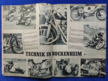Lade das Bild in den Galerie-Viewer, Das Motorrad Heft 10/1953 - Gilera 125 Sport Grahams Guzzi Hockenheim-Rennen
