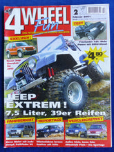 Lade das Bild in den Galerie-Viewer, 4 Wheel Fun Magazin 2/2001 - Jeep CJ7 Cherokee Land Rover Nissan Mitsubishi Kia
