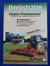 Lade das Bild in den Galerie-Viewer, Güttler Simplex Prismenwalzen Umrüstsätze - Prospekt Brochure 90er
