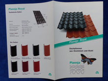 Lade das Bild in den Galerie-Viewer, Plannja Royal Dachpfannen aus Alu &amp; Stahl - Prospekt Brochure 01.1995
