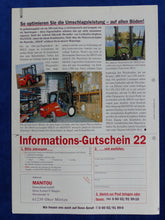 Lade das Bild in den Galerie-Viewer, Manitou Magazin 22 - Teleskoplader MLT 527 MT 1240 Stapler MSLD
