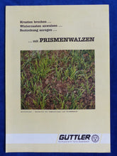 Lade das Bild in den Galerie-Viewer, Güttler Prismenwalzen Wintersaaten - Prospekt Brochure 1986
