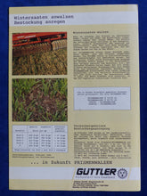 Lade das Bild in den Galerie-Viewer, Güttler Prismenwalzen Wintersaaten - Prospekt Brochure 1986
