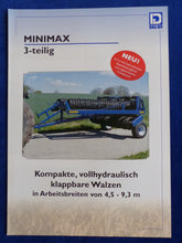 Lade das Bild in den Galerie-Viewer, Dalbo Minimax Walzen Cambridge Crosskill - Prospekt Brochure 03.1999
