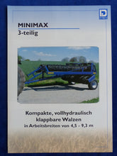 Lade das Bild in den Galerie-Viewer, Dalbo Minimax Walzen 3-teilig Cambridge Crosskill - Prospekt Brochure 1997

