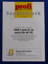 Lade das Bild in den Galerie-Viewer, Sieger SMA Anbauspritze - Sonderdruck Profi Magazin 07.1994

