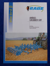 Lade das Bild in den Galerie-Viewer, Rabe Blue Bird III Anbau-Grubber GRF - Prospekt Brochure 10.2001
