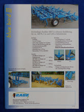 Lade das Bild in den Galerie-Viewer, Rabe Blue Bird III Anbau-Grubber GRF - Prospekt Brochure 10.2001
