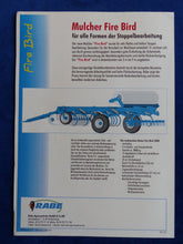 Lade das Bild in den Galerie-Viewer, Rabe Fire Bird Mulcher - Prospekt Brochure 11.2001
