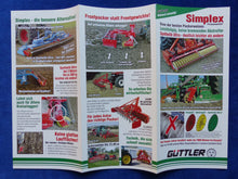 Lade das Bild in den Galerie-Viewer, Güttler Simplex Prismenwalzen - Prospekt Brochure 90er
