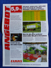 Lade das Bild in den Galerie-Viewer, Claas Futterernte Corto Volto Sprint Jaguar - Prospekt Brochure 1993
