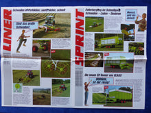 Lade das Bild in den Galerie-Viewer, Claas Corto Volto Liner Sprint Jaguar Rollant - Prospekt Brochure 80er

