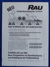 Lade das Bild in den Galerie-Viewer, Rau Sterntiller Feldbestellung - Prospekt Brochure 90er
