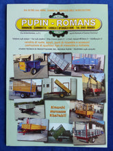 Lade das Bild in den Galerie-Viewer, Pupin Romans Rimorchi Monoasse Ribaltabili - Prospekt Brochure Italien
