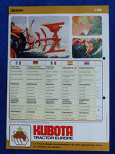 Lade das Bild in den Galerie-Viewer, Kubota KB2090 Wendepflug L185 Traktor - Prospekt Brochure Frankreich
