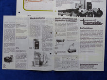 Lade das Bild in den Galerie-Viewer, Kongskilde Thermobile Lufterhitzer - Prospekt Brochure + Preisliste 11.1983
