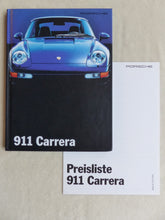 Lade das Bild in den Galerie-Viewer, Porsche 911 Carrera Typ 993 MJ 1995 - Hardcover Prospekt + Preisliste 02.1995

