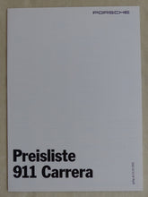 Lade das Bild in den Galerie-Viewer, Porsche 911 Carrera Typ 993 MJ 1995 - Hardcover Prospekt + Preisliste 02.1995
