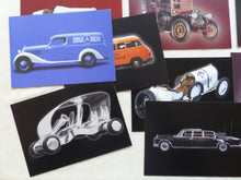 Lade das Bild in den Galerie-Viewer, 20x Prospektkarten Mercedes-Benz Museum Historie Oldtimer 1892 - 2001
