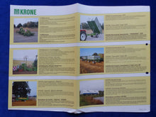Lade das Bild in den Galerie-Viewer, Krone Programm Ernte Bodenbearbeitung Transport - Prospekt Brochure 1992
